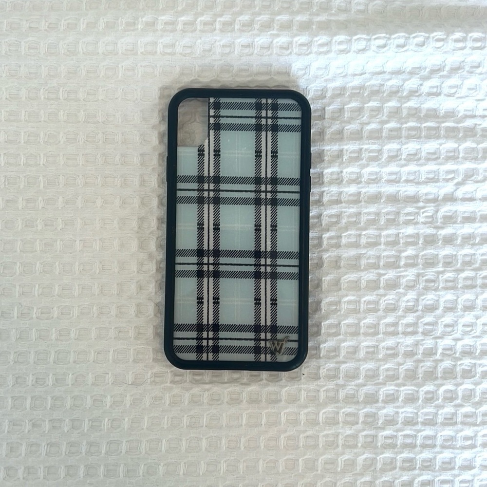 Wildflower Cases Blue Plaid iPhone XR Case